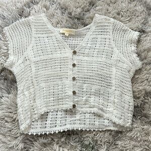 Rebellion loose knit shirt (S)